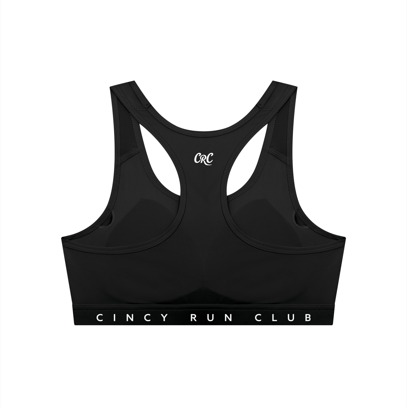 RUNNING IS HOT Cropped Sports Bra