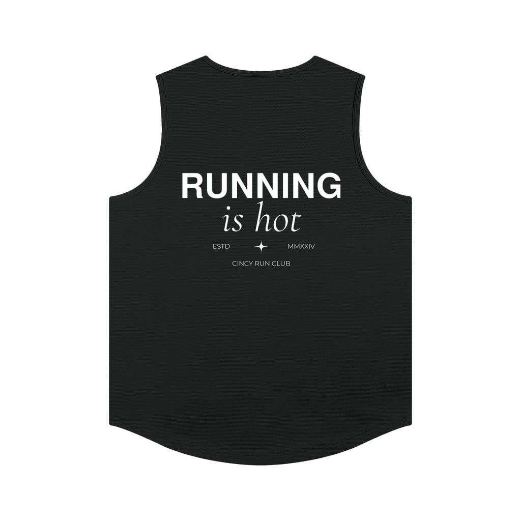 RUNNING IS HOT Men's Moisture Wicking Tank