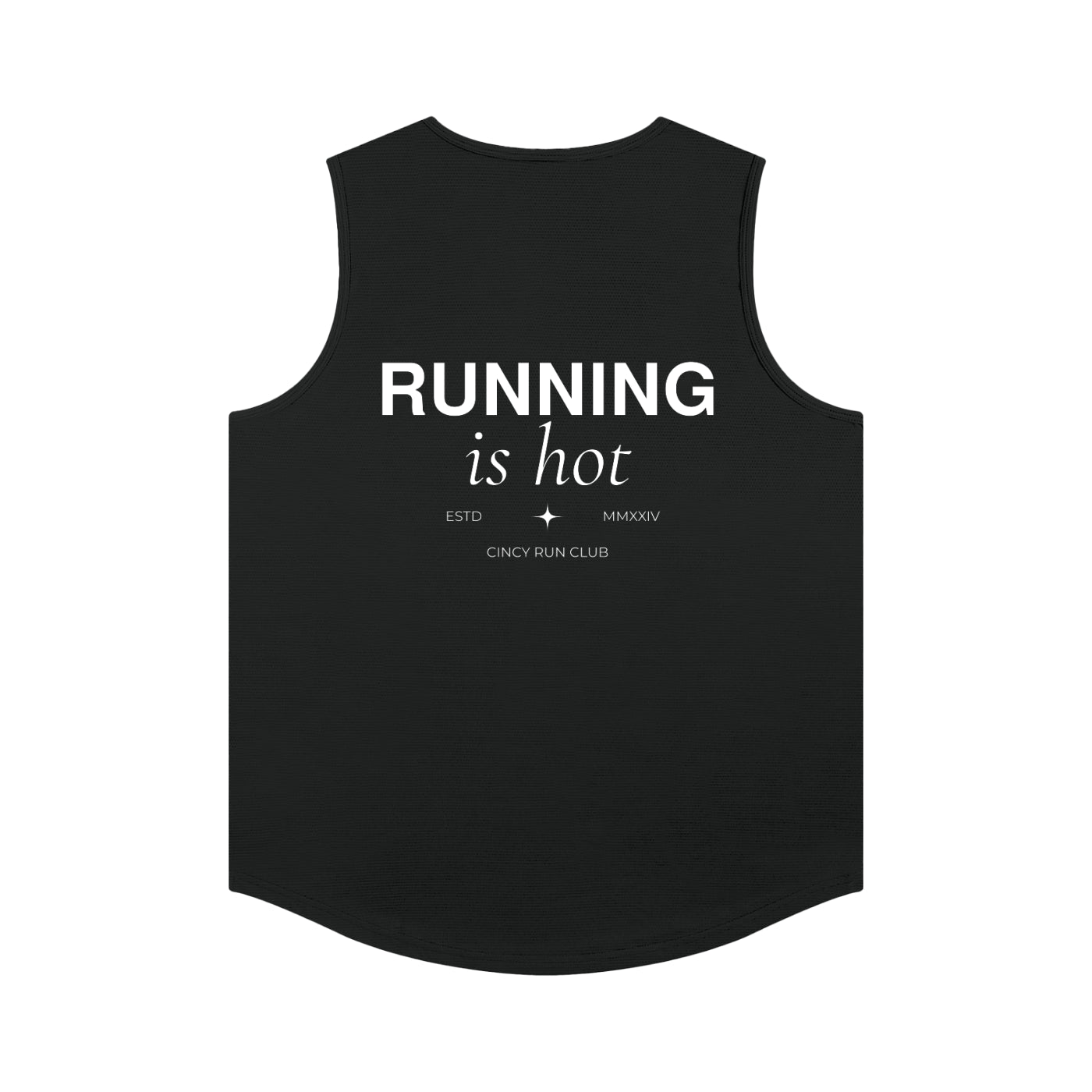 RUNNING IS HOT Men's Moisture Wicking Tank