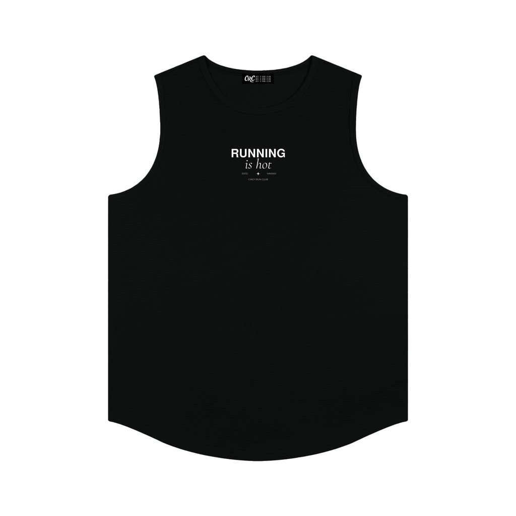 RUNNING IS HOT Men's Moisture Wicking Tank