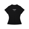 RUNNNING IS HOT Women's Fitted Tee