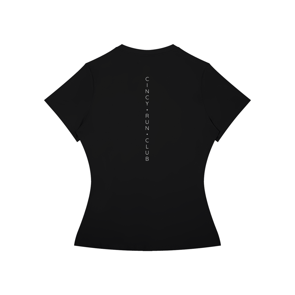 RUNNNING IS HOT Women's Fitted Tee