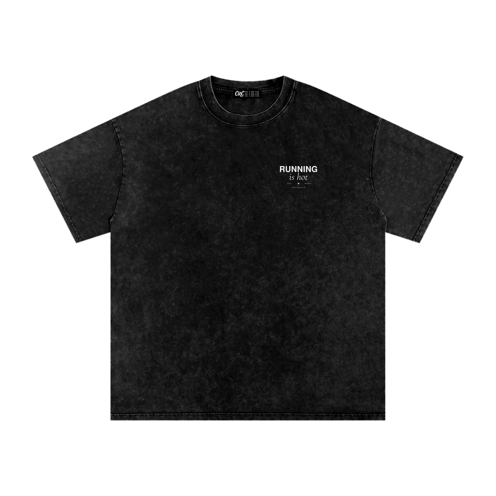RUNNING IS HOT Oversized Tee - UNISEX